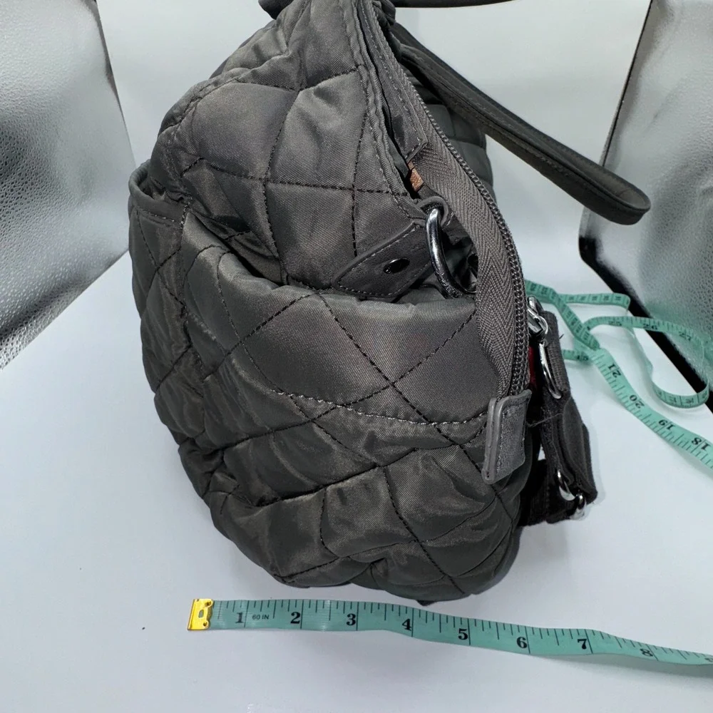 Storksak Bobby Diaper Bag Bottle Bag Pacifier Bag Gray Changing Pad 4‎ Piece Set